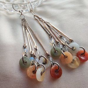 Stone Bead Earrings